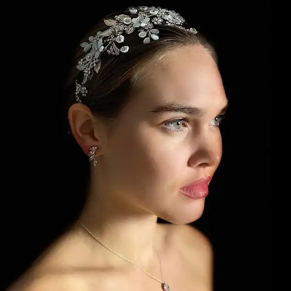 Hair Jewelry from Ti Adora available at POSH Bridal Lancaster